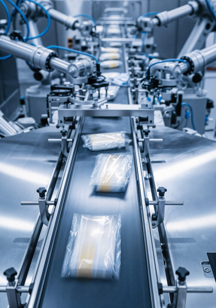 robotic-arms-packaging-process-717x1024 How to Choose the Right Packaging Machine for Your Food Business